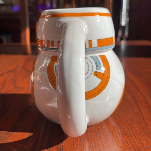 Star Wars BB-8 Robot Droid Disney 16 oz Ceramic Mug Cup White Orange by Galerie - Picture 4 of 8